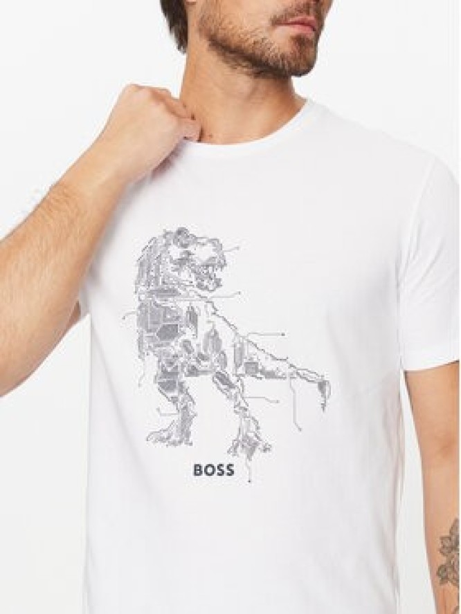 Boss T-Shirt Terassic 50510376 Biały Regular Fit