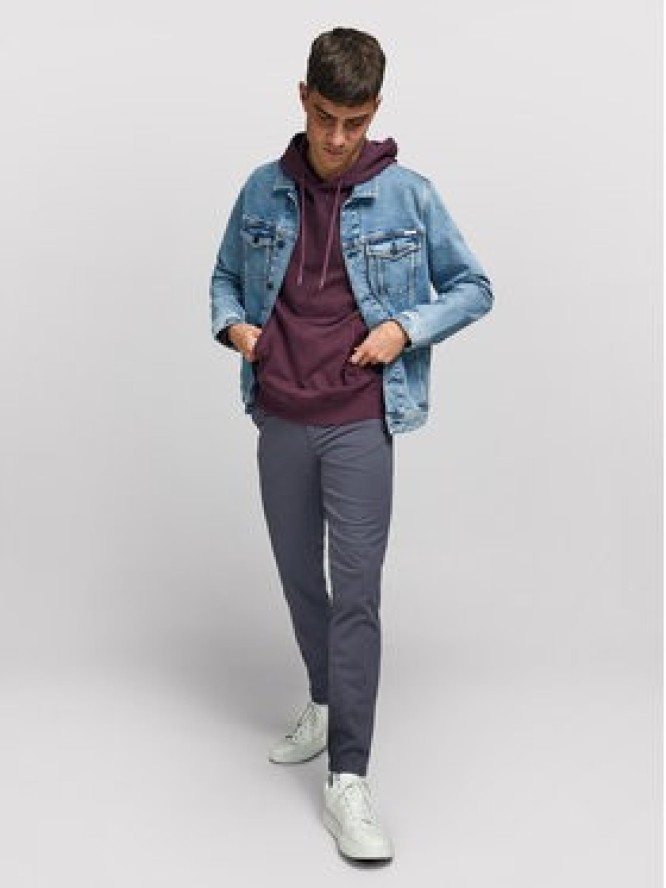 Jack&Jones Chinosy Jjimarco Jjbowie 12176042 Szary Slim Fit