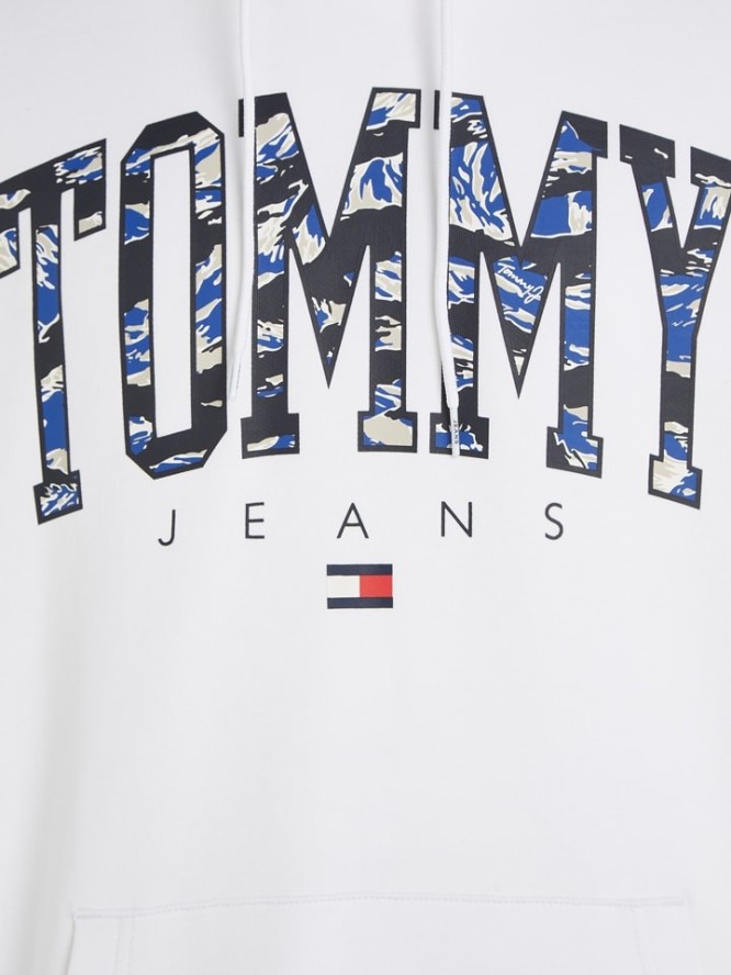 TOMMY JEANS Bluza w kolorze białym rozmiar: S