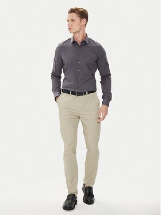 Calvin Klein Chinosy Modern Twill K10K113696 Beżowy Slim Fit