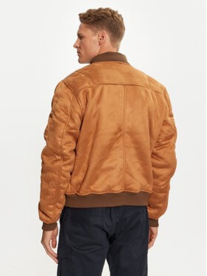 Alpha Industries Kurtka bomber 148122 Brązowy Regular Fit