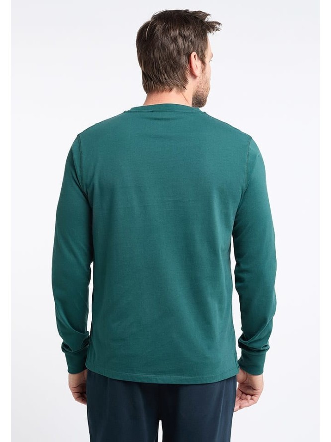 ELBSAND Koszulka "Henrik" w kolorze ciemnozielonym rozmiar: L