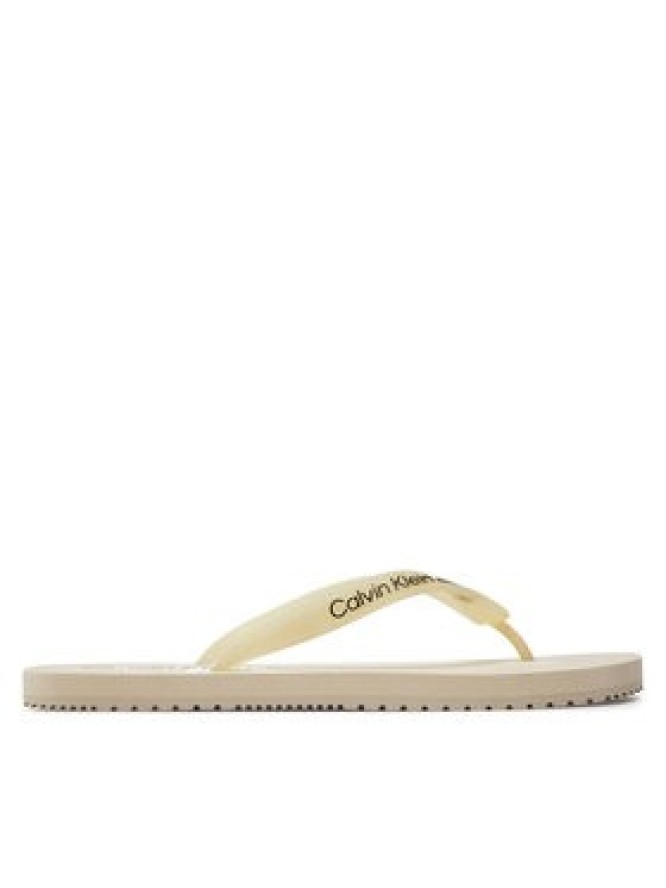 Calvin Klein Jeans Japonki Beach Sandal Monogram Tpu YM0YM00838 Beżowy