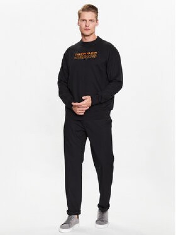 Calvin Klein Jeans Sweter J30J323841 Czarny Regular Fit