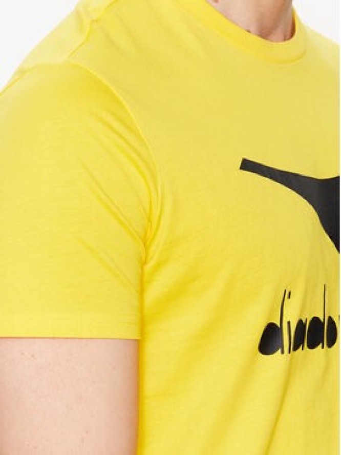 Diadora T-Shirt Ss Core 102.179759 Żółty Regular Fit