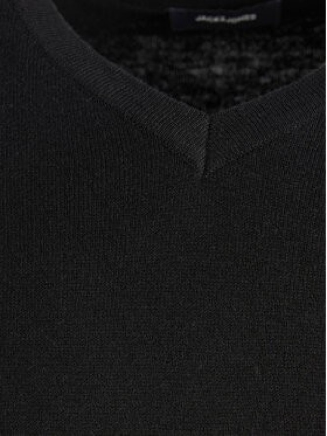 Jack&Jones Sweter Emil 12208365 Czarny Regular Fit