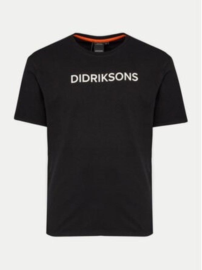 Didriksons T-Shirt Harald 505551 Czarny Regular Fit