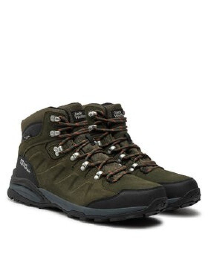 Jack Wolfskin Trekkingi Refugio Texapore Mid M 4049841 Khaki