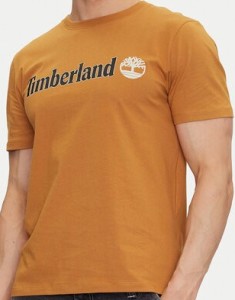 Timberland T-Shirt TB0A5UPQ Beżowy Regular Fit