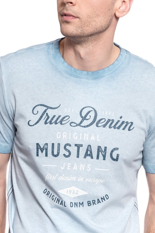 MUSTANG Alex C Print FADED DENIM 1008961 5124