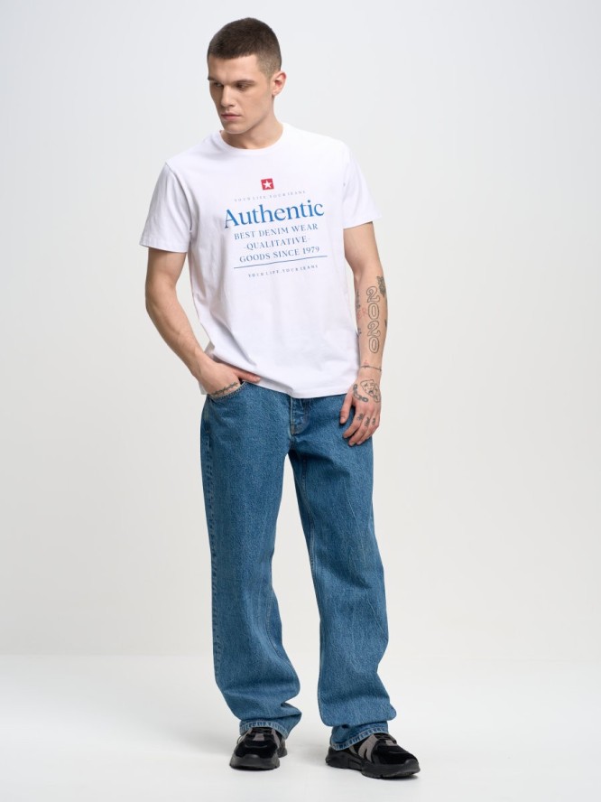 Spodnie jeans męskie loose z linii Authentic Silvermine 400