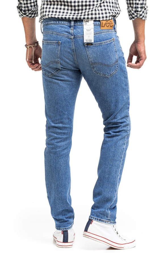 LEE LUKE MĘSKIE SPODNIE JEANSOWE MIST INDIGO L719MWLU