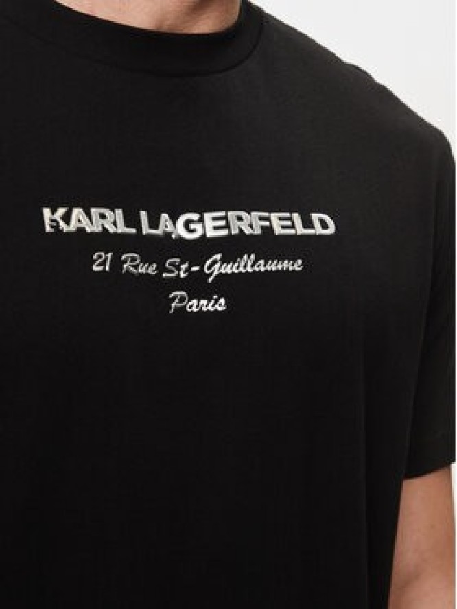 KARL LAGERFELD T-Shirt 755056 542224 Czarny Regular Fit