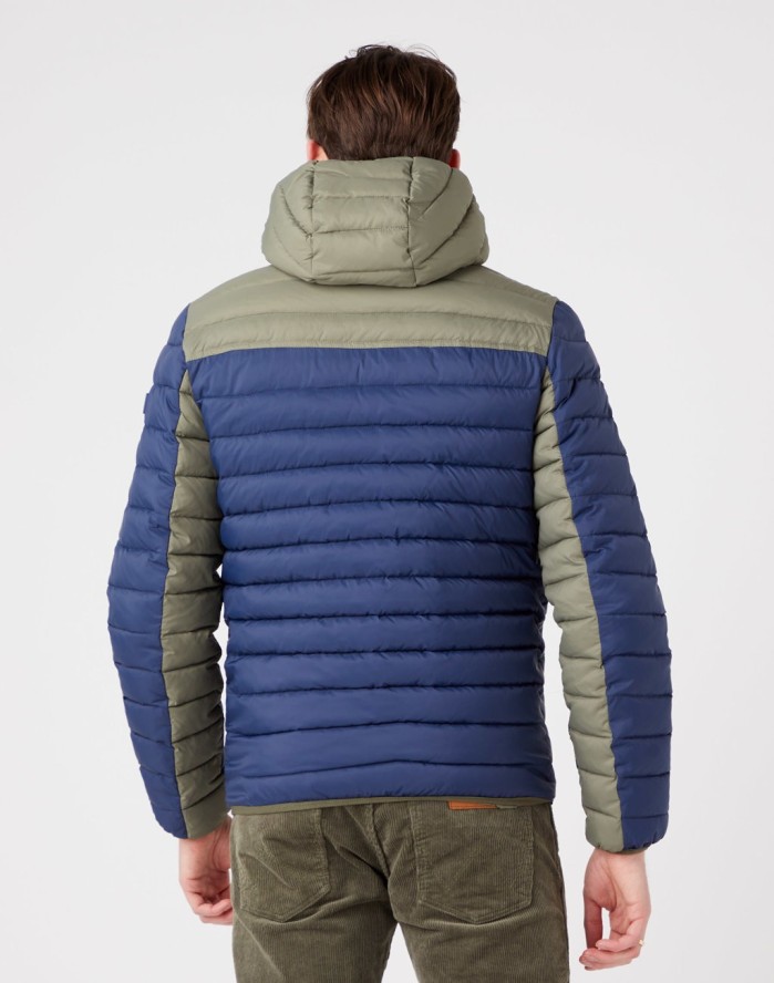 WRANGLER PUFFER JACKET MĘSKA KURTKA PRZEJŚCIOWA NAVY W4B1WA114