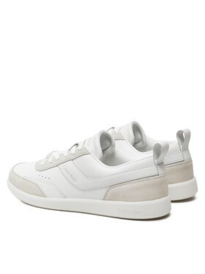 Calvin Klein Sneakersy Low Top Lace Up Lth Mix HM0HM00851 Biały