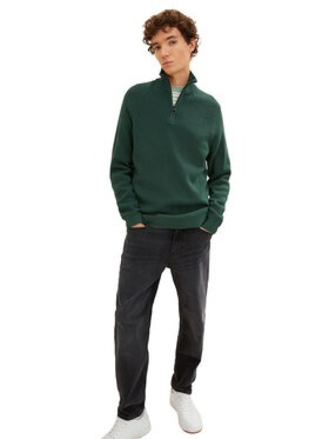 Tom Tailor Denim Sweter 1033779 Zielony Regular Fit
