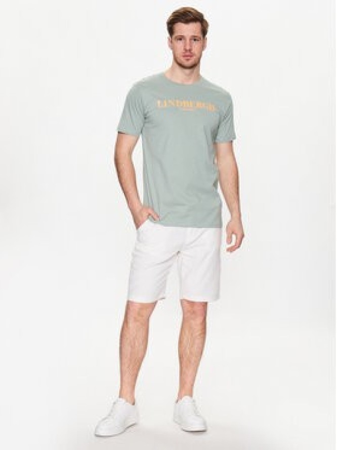 Lindbergh T-Shirt 30-400222 Zielony Relaxed Fit