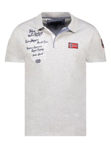 Geographical Norway Koszulka polo "Kancre" w kolorze szarym rozmiar: XL