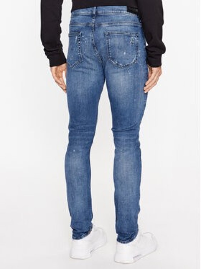 KARL LAGERFELD Jeansy 265801 534832 Granatowy Slim Fit