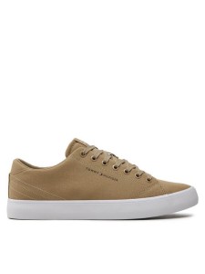 Tommy Hilfiger Tenisówki Th Hi Vulc Low Canvas FM0FM04882 Beżowy