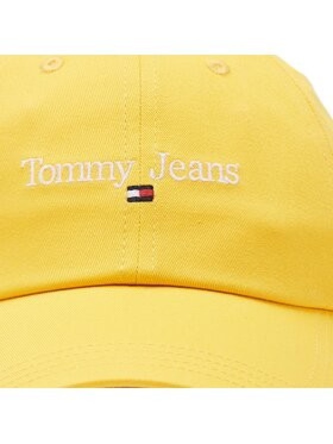 Tommy Jeans Czapka z daszkiem Sport AM0AM09575 Żółty