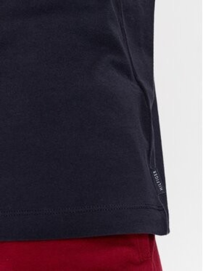 Tommy Hilfiger T-Shirt MW0MW32618 Granatowy Regular Fit