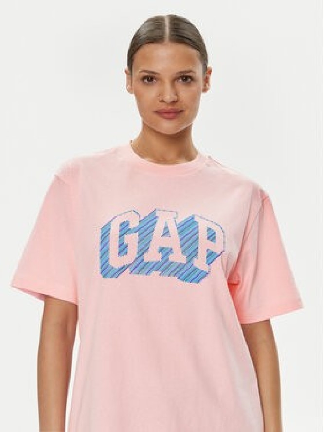 Gap T-Shirt 664011-00 Różowy Regular Fit