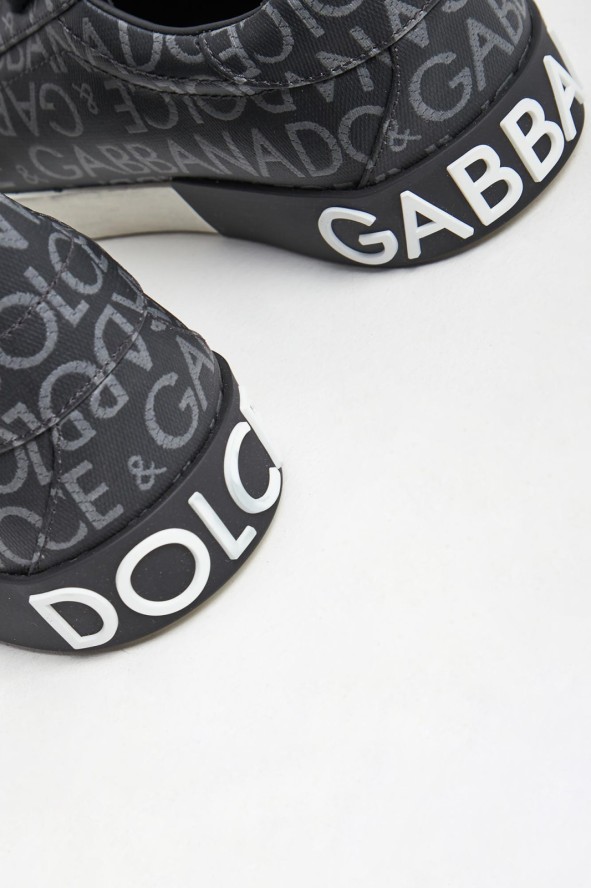 Sneakersy męskie skórzane Portofino Vintage DOLCE & GABBANA