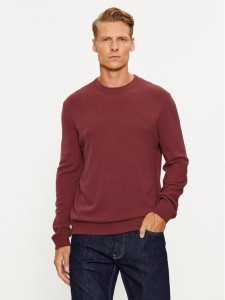 United Colors Of Benetton Sweter 1002U1G34 Bordowy Regular Fit