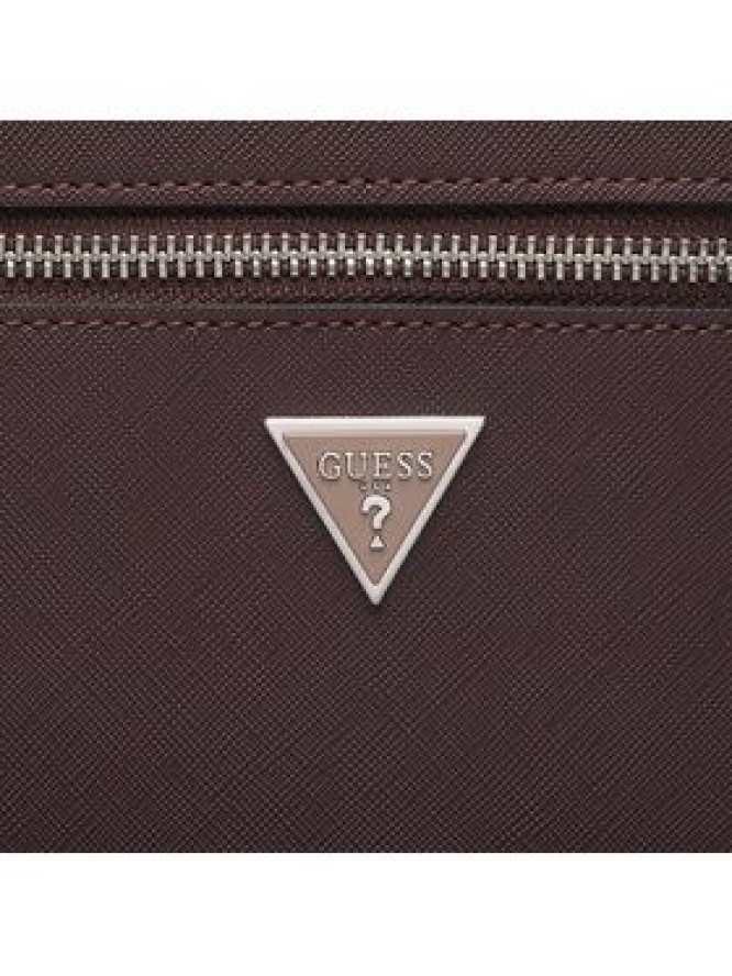 Guess Torba na laptopa Certosa Saffiano Smart HMECSA P3316 Bordowy