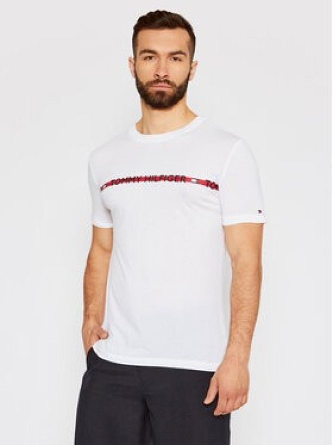 Tommy Hilfiger T-Shirt Logo UM0UM01915 Biały Regular Fit