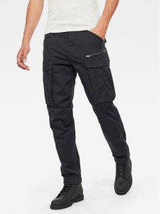 G-Star Raw Spodnie materiałowe Rovic D02190-5126-6484 Czarny Tapered Fit