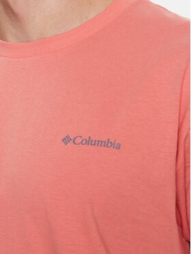 Columbia T-Shirt North Cascades™ Short Sleeve Tee Pomarańczowy Regular Fit