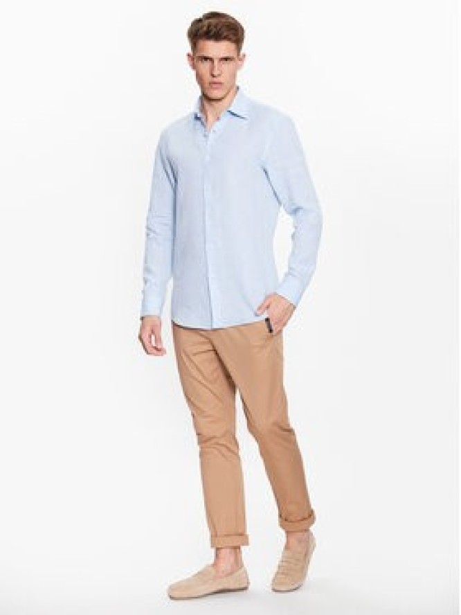 Boss Koszula 50490234 Błękitny Slim Fit