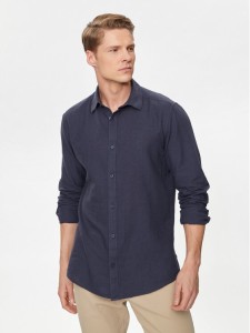 Only & Sons Koszula Caiden 22012321 Granatowy Slim Fit