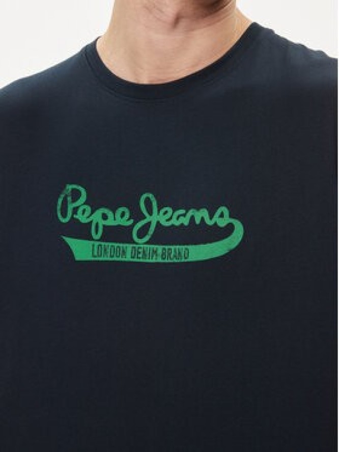 Pepe Jeans T-Shirt Claude PM509390 Granatowy Regular Fit