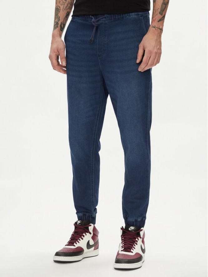 Jack&Jones Joggery Gordon 12249152 Granatowy Tapered Fit