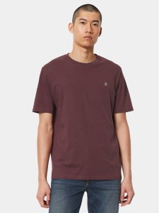 Marc O'Polo T-Shirt B21 2012 51054 Bordowy Regular Fit