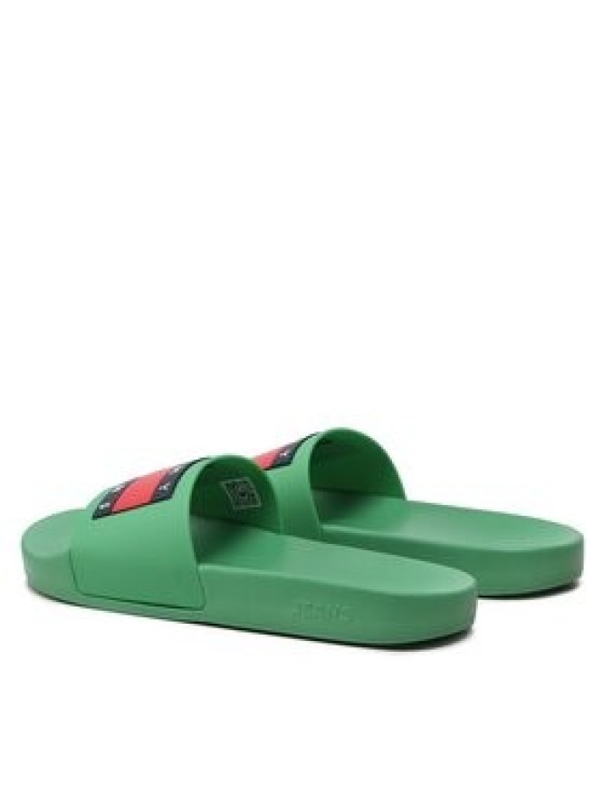 Tommy Jeans Klapki Pool Slide Ess EM0EM01191 Zielony