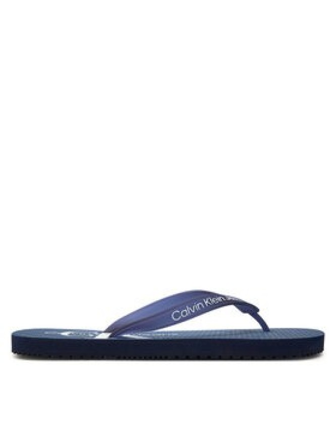 Calvin Klein Jeans Japonki Beach Sandal Glossy YM0YM00952 Granatowy