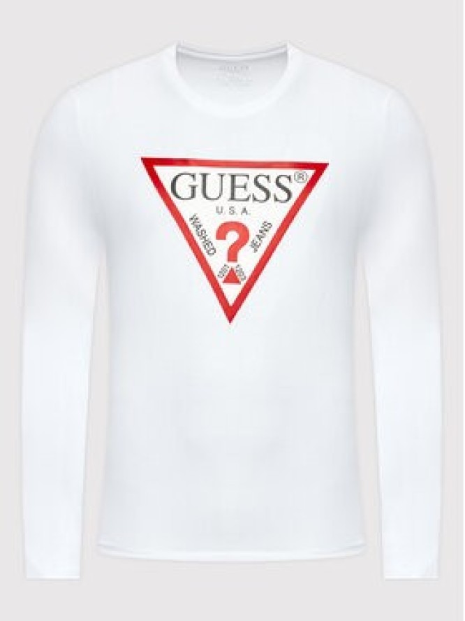 Guess Longsleeve M2YI31 I3Z11 Biały Slim Fit