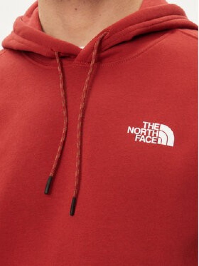 The North Face Bluza NF0A880U Czerwony Regular Fit