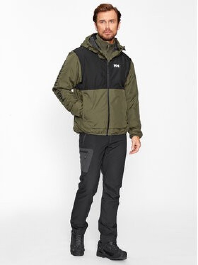 Helly Hansen Kurtka przeciwdeszczowa Ervik Ins 53983 Khaki Regular Fit