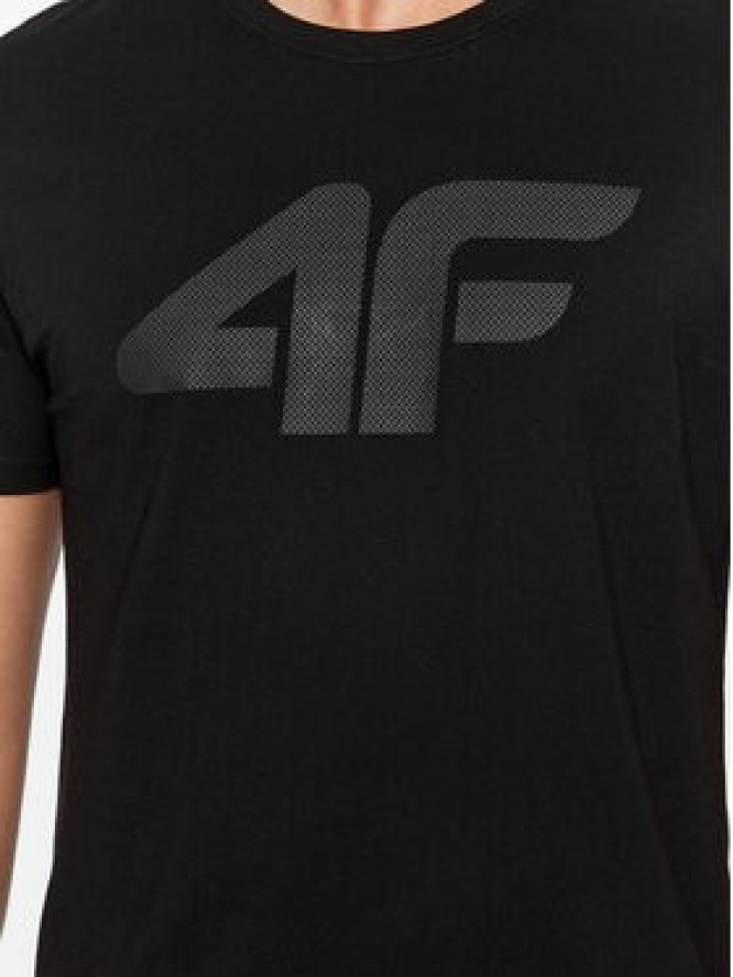 4F T-Shirt 4FAW23TTSHM0877 Czarny Regular Fit