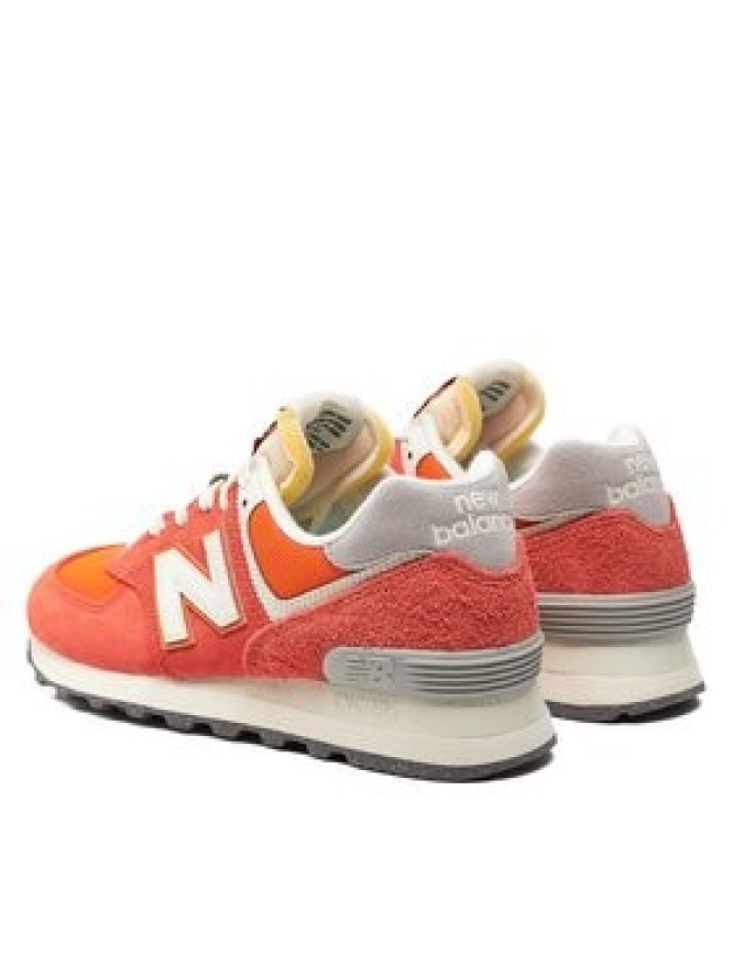 New Balance Sneakersy U574RCB Pomarańczowy