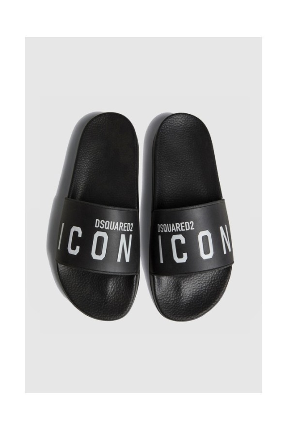 DSQUARED2 Czarne klapki męskie icon