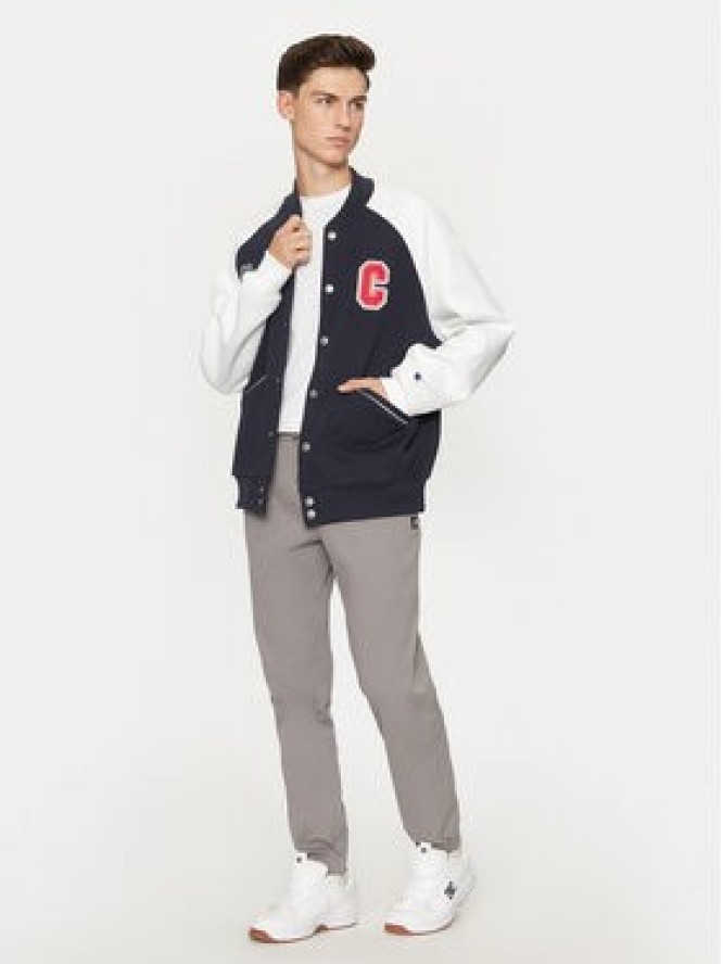 Champion Bluza 220443 Granatowy Loose Fit