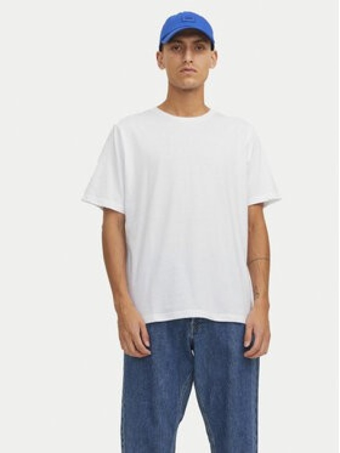 Jack&Jones Komplet 3 t-shirtów Under 12248076 Biały Standard Fit