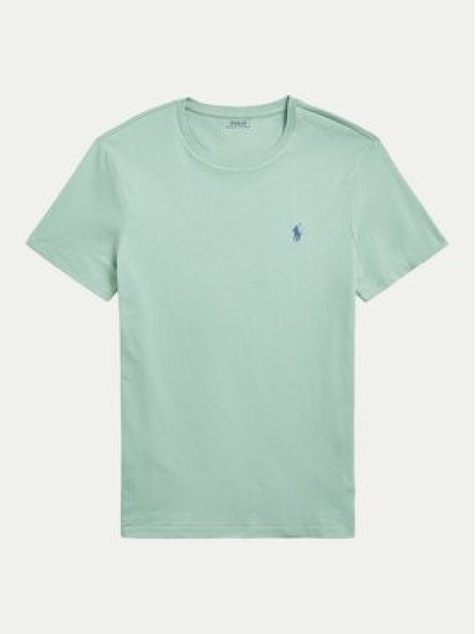 Polo Ralph Lauren T-Shirt 710671438375 Zielony Custom Slim Fit