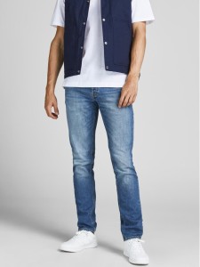 Jack&Jones Jeansy Liam 12182976 Niebieski Skinny Fit